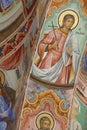 Exterior fresco paintings of saints