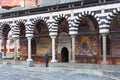 Rila Monastery, Bulgaria church entrance Royalty Free Stock Photo