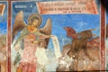 Fresco showing sodomy sin, Rila Monastery, Bulgaria Royalty Free Stock Photo