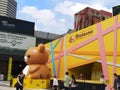 Rilakkuma giant teddy bear display in Thailand