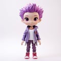 Riley Vinyl Toy: 3d Rendered Anime Doll With Distinctive Character Design