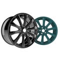 Rim 3d rendering carbon fiber