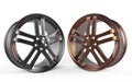 Rim 3d rendering carbon fiber