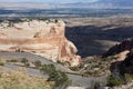 Rim Rock Drive in the Colorado National Monument Royalty Free Stock Photo