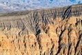 Rim of the Ubehebe Crater in Death Valley National Park, California Royalty Free Stock Photo