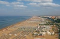 Rimini beach Adriatic sea Royalty Free Stock Photo