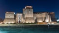 Rimini, Castel Sismondo night view. Famous medieval castle in town