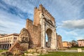 Rimini, Italy - the Arch of Augustus Royalty Free Stock Photo