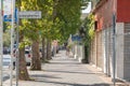 Rimini, Italy - August 6 2023 Streets Alive: Rimini's Verdant Urban Beauty