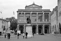 Cavour square and public theater Amintore Galli