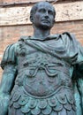 Details of statue of Julius Ceasar Piazza Tre Martiri is RiminiÃ¢â¬â¢s historical place