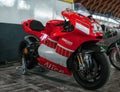 RIMINI - ITALY, FEB 10 : Italian Ducati DESMO 16 rider CAPIROSSI at 2019 48 FIERA EPOCA