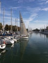 Rimini Port Canal Reflection