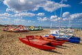 Rimini a tourist town on the adriatic coast italy Royalty Free Stock Photo