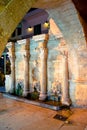 The Rimondi Fountain in the centre of the old town of Rethimno, Crete. Royalty Free Stock Photo