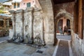 The Rimondi Fountain in the centre of the old town of Rethymnon, Crete. Royalty Free Stock Photo