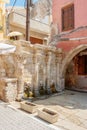 Rimondi fountain. Rethymno. Crete, Greece