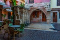 Rimondi Venetian Fountain at Greek town Rethimno, Crete Royalty Free Stock Photo