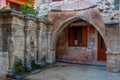 Rimondi Venetian Fountain at Greek town Rethimno, Crete Royalty Free Stock Photo