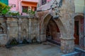 Rimondi Venetian Fountain at Greek town Rethimno, Crete Royalty Free Stock Photo