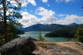 Rimrock Lake in Washington State Royalty Free Stock Photo
