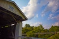 Rinard Covered Bridge in Southeastern Ohio Royalty Free Stock Photo