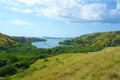 Rinca island which is a part of Komodo national park which is a place where you can meet komodo dragons, Indonesia Royalty Free Stock Photo