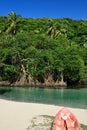 Playa Rincon beach on Dominican Republic Royalty Free Stock Photo