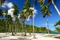 Playa Rincon beach on Dominican Republic Royalty Free Stock Photo