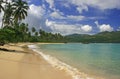 Rincon beach, Samana peninsula Royalty Free Stock Photo