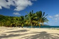 Playa Rincon beach on Dominican Republic Royalty Free Stock Photo