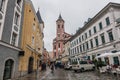 The Rindermarkt Street and St. Paul parish church, Passau