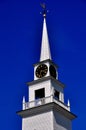 Rindge, NH: 1796 Meeting House Steeple Royalty Free Stock Photo