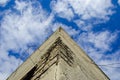 Rinforced concrete pyramid-shaped Royalty Free Stock Photo