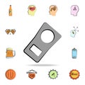 ring for a beer can colored sketch style icon. Detailed set of color beer in hand drawn style icons. Premium graphic design. One Royalty Free Stock Photo