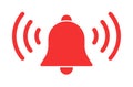 Ring bell alarm icon