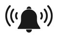 Ring bell alarm icon Royalty Free Stock Photo