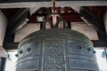 Ring bell in ancient Chinese temple Royalty Free Stock Photo