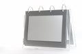 Ring binder empty photo frame Royalty Free Stock Photo