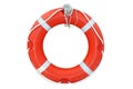 Ring-buoy on the white background Royalty Free Stock Photo