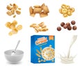 Ring Cereal Icon Set