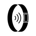 Ring controller  Flat inside vector icon which can easily modify or edit Royalty Free Stock Photo