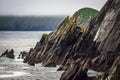 Ring of Dingle Peninsula Kerry Ireland Cumenoole beach sharp stones Slea Head landscape