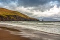 Ring of Dingle Peninsula Kerry Ireland An Searrach Rock Stone  view landscape seascape Royalty Free Stock Photo