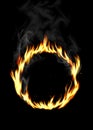 Ring of Fire Royalty Free Stock Photo