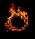 Ring of fire Royalty Free Stock Photo