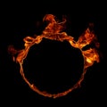 Ring of fire Royalty Free Stock Photo