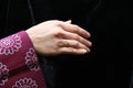 Jewerly ring on finger hand