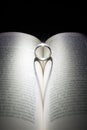 Ring Heart Shadow Royalty Free Stock Photo