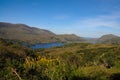Beach and pasture at Ring of Kerry in Ireland Royalty Free Stock Photo